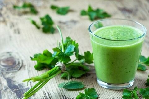 Parsley juice recovers urinary problems due to prostatitis